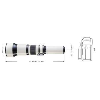 SLR Lenses - Walimex pro 650-1300/8-16 DSLR T2 white - quick order from manufacturer