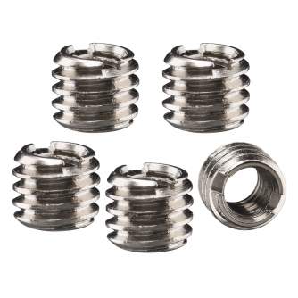 Statīvu aksesuāri - Walimex Adapter 1/4 to 3/8 inch , set of 5 - быстрый заказ от производителя