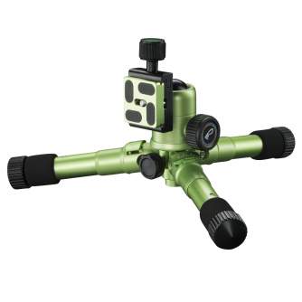 Mini Tripods - Mini Tripod for camera Mantona Kaleido 21186 - Lime Green Metallic - quick order from manufacturer