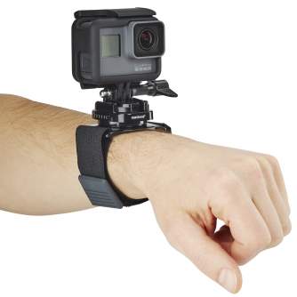 Sporta kameru aksesuāri - Mantona Arm belt 360 ° GoPro ātrās uzlikšanas turētājs - ātri pasūtīt no ražotāja