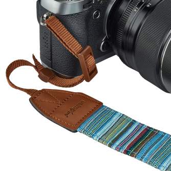 Straps & Holders - Camera Strap Ben Walimex pro 21329 Sand/Light Blue/Light Grey - quick order from manufacturer