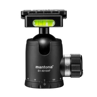 Statīvu galvas - mantona Fortress S1-4015AF Ball Head 15kg 40mm 443g - быстрый заказ от производителя