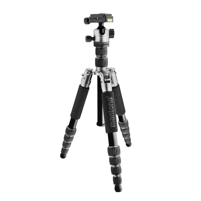 Photo Tripods - Mantona light traveller black/gray - quick order from manufacturer