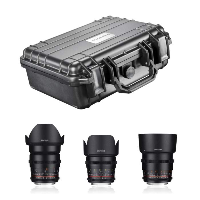 CINEMA Video Lenses - Samyang Video DSLR basic Set Sony E - quick order from manufacturer