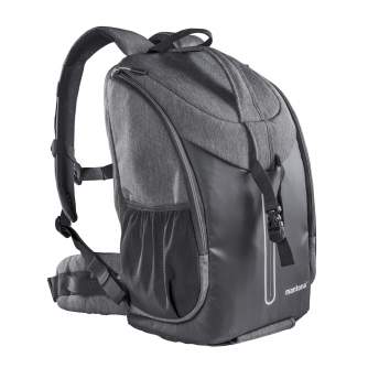 Foto statīvi - mantona Camera Backpack Tallinn + Tripod Light Traveller - быстрый заказ от производителя