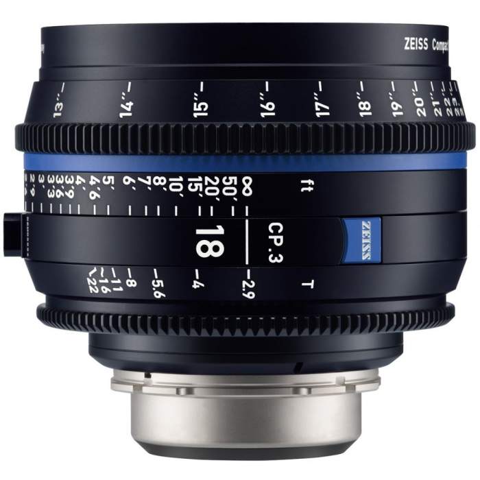 CINEMA Video Lenses - Carl ZEISS Compact Prime CP.3 2.9/18mm Lens - quick order from manufacturer