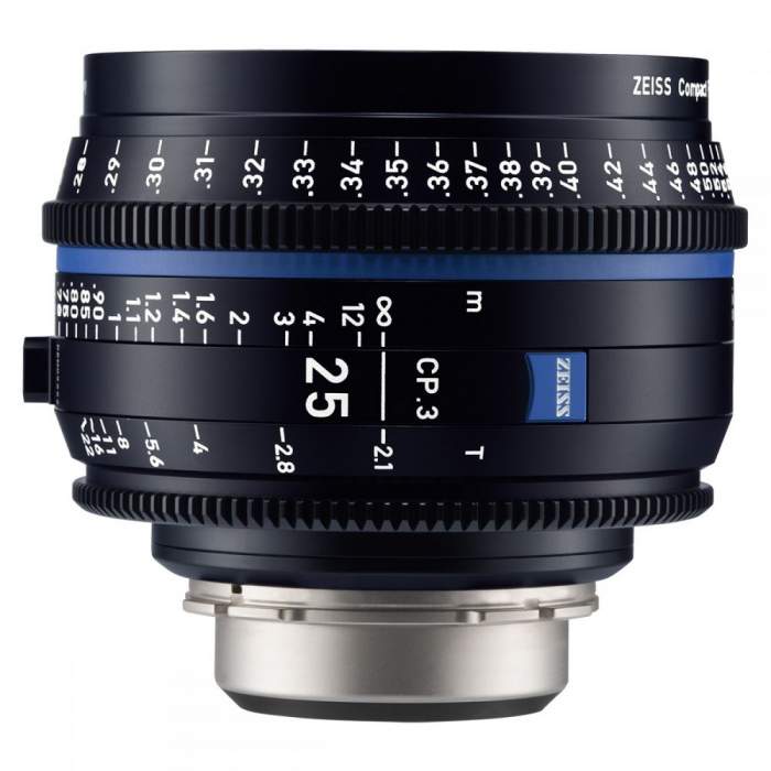 CINEMA Video Lenses - Carl Zeiss CP.3 2.1/25 mm MFT Mount - quick order from manufacturer