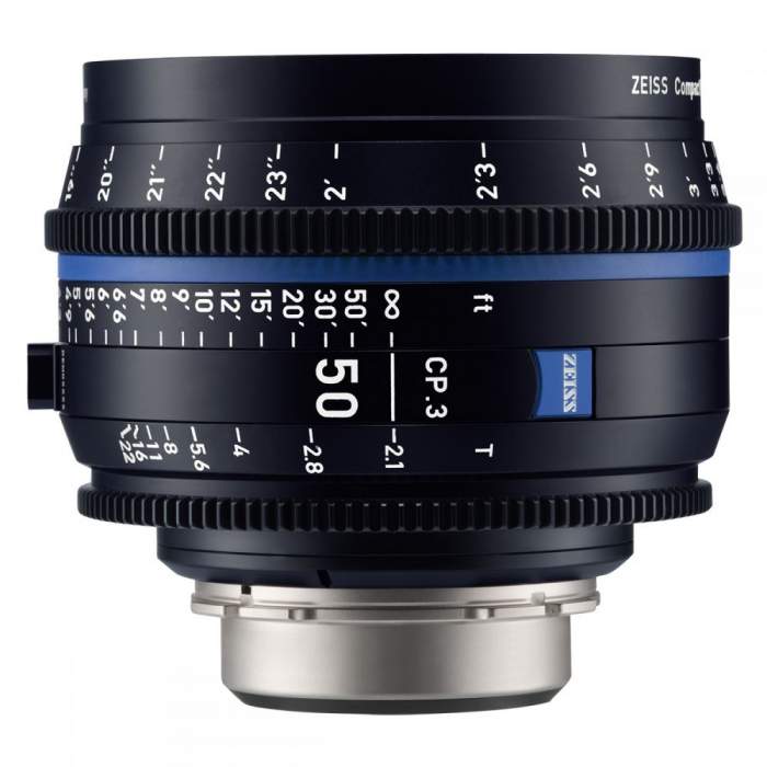 CINEMA objektīvi - Carl Zeiss CP.3 2.1/50 mm MFT Mount - ātri pasūtīt no ražotāja