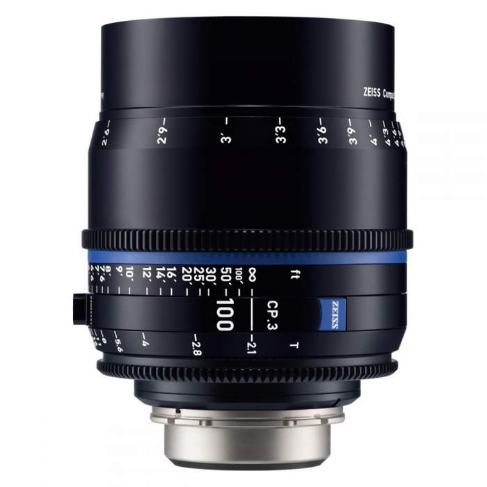 CINEMA Video Lenses - Carl Zeiss CP.3 2.1/100 mm E Mount - quick order from manufacturer