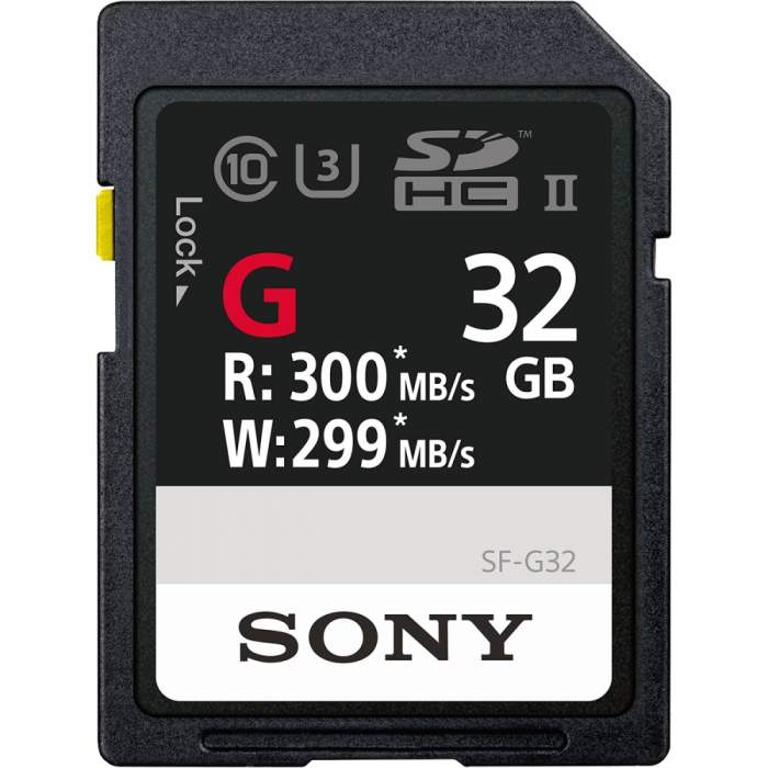 Discontinued - Sony SF-G32 SDHC UHS-II Memory Card 32GB