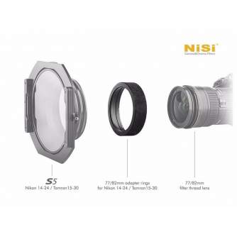 Adapters for filters - NISI ADAPTER RING FOR S5/S6 HOLDER SIGMA 14-24/2.8 - 82MM 82MM S5 SI 14-24/4 - quick order from manufacturer