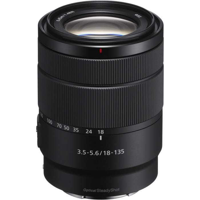 Mirrorless Lenses - Sony E 18-135mm F3.5-5.6 OSS (Black) | (SEL18135/B) - quick order from manufacturer