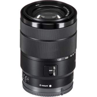 Mirrorless Lenses - Sony E 18-135mm F3.5-5.6 OSS (Black) | (SEL18135/B) - быстрый заказ от производителя