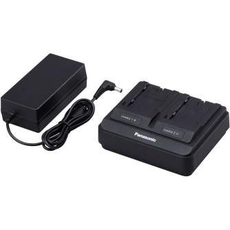 Kameras bateriju lādētāji - Panasonic Dual Battery Charger AG-BRD50E for AG-VBR Series - быстрый заказ от производителя