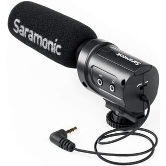 Videokameru mikrofoni - Saramonic Mini SR-M3 направленный конденсаторный накамерный микрофон - быстрый заказ от производителя