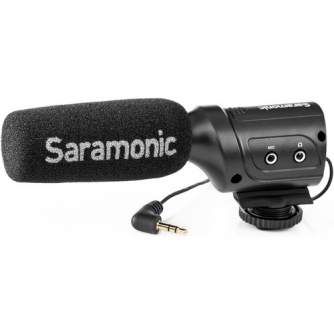 Videokameru mikrofoni - Saramonic Mini SR-M3 направленный конденсаторный накамерный микрофон - быстрый заказ от производителя