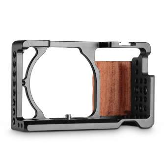 Camera Cage - SmallRig 2082 Cage w/ Wood Handg for A6000/6300 - quick order from manufacturer