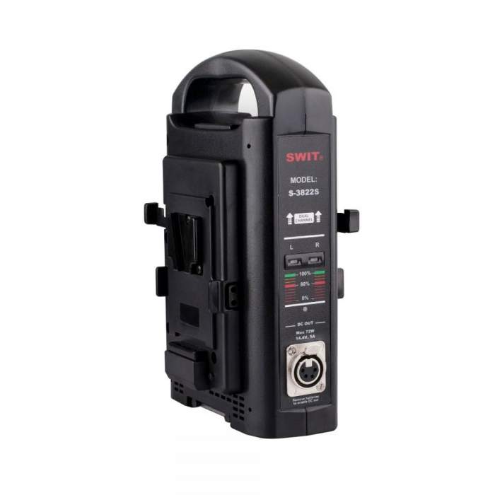 V-Mount Battery - Swit S-3822S 2-ch Simultaneous Charger, 3A - quick order from manufacturer