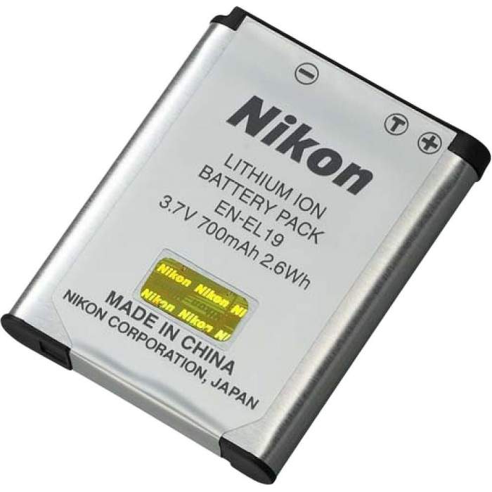 Camera Batteries - Nikon EN-EL19 Rechargeable Battery for Nikon Cameras - quick order from manufacturer