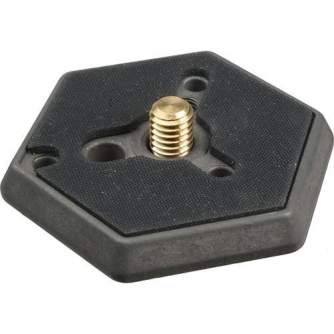 Tripod Accessories - Manfrotto 030-38 Hexagonal Quick Release Plate for RC0 System - quick order from manufacturer