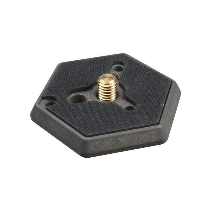 Tripod Accessories - Manfrotto 030-38 Hexagonal Quick Release Plate for RC0 System - quick order from manufacturer