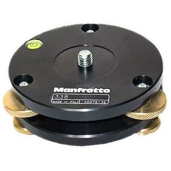 Tripod Accessories - Manfrotto Levelling Base 1852 338 with ±5° Fine Adjustment - quick order from manufacturer