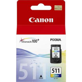 Printeri un piederumi - Canon CL-511 Colour Ink Cartridge for Canon Printers - ātri pasūtīt no ražotāja