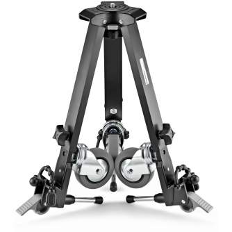 Statīvu aksesuāri - Manfrotto VR Adjustable Dolly for 360 Shots, 76mm Wheels - быстрый заказ от производителя