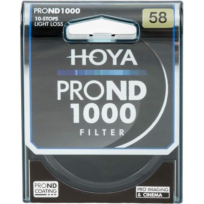 Neutral Density Filters - Hoya Filters Hoya filter neutral density ND1000 Pro 58mm - quick order from manufacturer