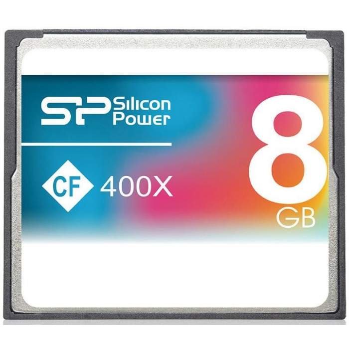 Memory Cards - Silicon Power memory card CF 8GB 400x - quick order from manufacturer