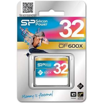 Карты памяти - Silicon Power memory card CF 32GB 600x - быстрый заказ от производителя