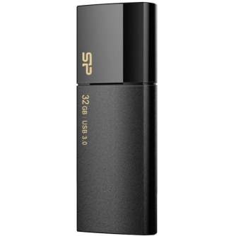 USB memory stick - Silicon Power flash drive 32GB Blaze B05 USB 3.0, black - quick order from manufacturer