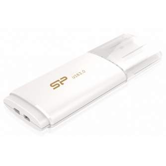 USB memory stick - Silicon Power flash drive 32GB Blaze B06 USB 3.0, white - quick order from manufacturer