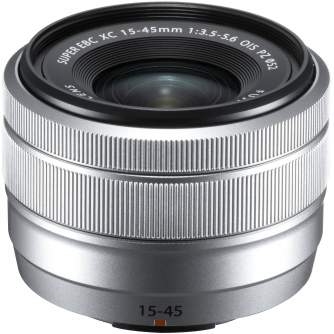 Mirrorless Lenses - Fujifilm Fujinon XC 15-45mm f/3.5-5.6 OIS PZ lens, silver 16565818 - быстрый заказ от производителя