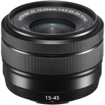 Mirrorless Lenses - Fujifilm Fujinon XC 15-45mm f/3.5-5.6 OIS PZ lens, black - quick order from manufacturer