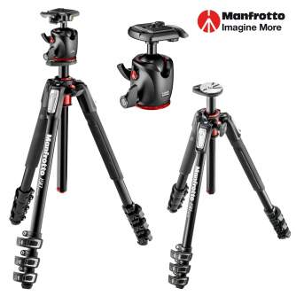 Photo Tripods - Manfrotto 190 ALU 4 SEC KIT BALL HEAD - buy today in store and with delivery