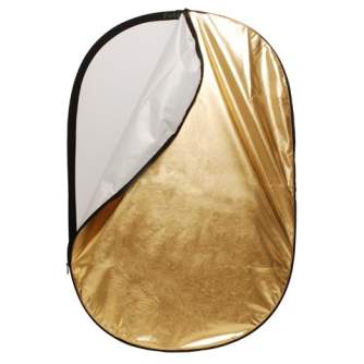 Foldable Reflectors - Falcon Eyes Reflector 5 in 1 RRK-3648SLG 92x122 cm - quick order from manufacturer