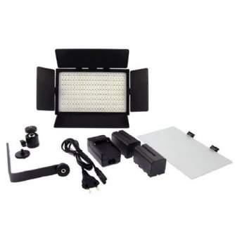 Light Panels - Falcon Eyes LED Daylight Set DV-384CT - quick order from manufacturer