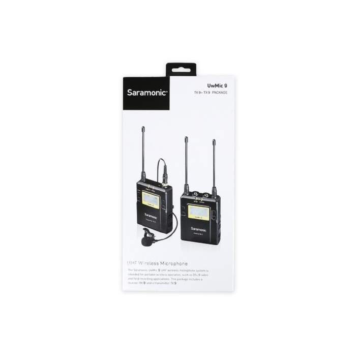 Wireless Audio Systems - Saramonic Lavalier Microphone Set UwMic9 TX9 + RX9 UHF Wireless - quick order from manufacturer