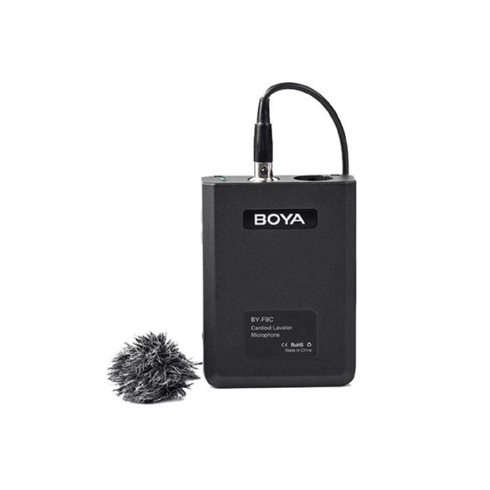 Lavalier mikrofonas - Boya Cardioid Lavalier Microphone BY- F8C for Video or Instruments - быстрый заказ от производителя