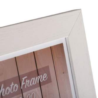 Foto rāmis - Zep Wooden Photo Frame V21683 Nelson 3 White 15x20 cm - ātri pasūtīt no ražotāja