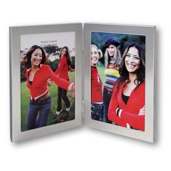 Foto rāmis - Zep Double Photo Frame 8702V2 Silver 2x 13x18 cm - ātri pasūtīt no ražotāja