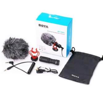 Микрофоны для видеокамер - Boya Universal Compact Shotgun Microphone BY-MM1 - быстрый заказ от производителя