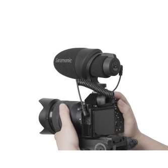 Videokameru mikrofoni - Микрофон Saramonic CamMic для DSLR, фотоаппаратов и смартфонов - быстрый заказ от производителя