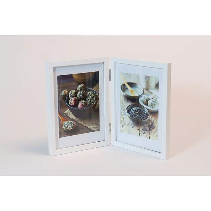 Photo Frames - FOCUS ROCK WHITE DOUBLE 10X15 - quick order from manufacturer