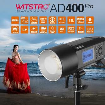 Zibspuldzes ar akumulatoru - Godox Witstro AD400 Pro AD400Pro - быстрый заказ от производителя