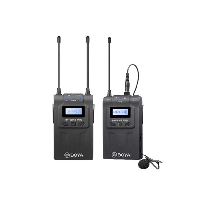 Wireless Audio Systems - Boya UHF Dual Lavalier Microphone Wireless BY-WM8 Pro-K1 - quick order from manufacturer