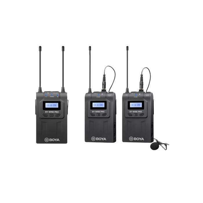 Wireless Audio Systems - Boya UHF Dual Lavalier Microphone Wireless BY-WM8 Pro-K2 - quick order from manufacturer