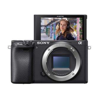 Mirrorless Cameras - Sony A6400 Body (Black) | (ILCE-6400/B) | (6400) | (Alpha 6400) - quick order from manufacturer