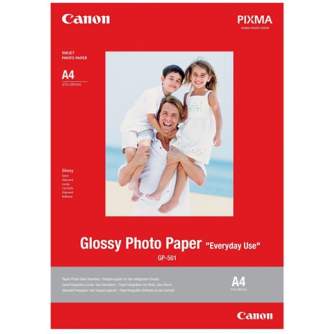 Photo paper for printing - Canon photo paper GP-501 A4 Glossy 200g 20 sheets - quick order from manufacturer